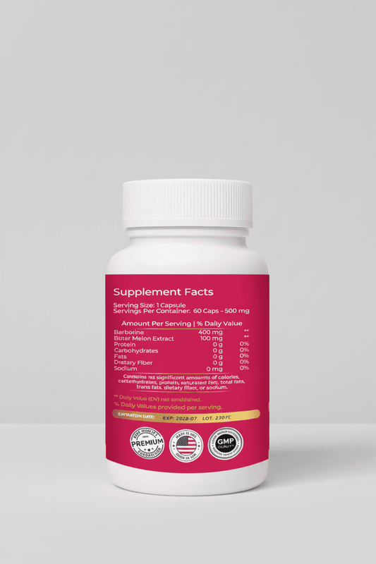 Berberina 500mg + Bitter Melon